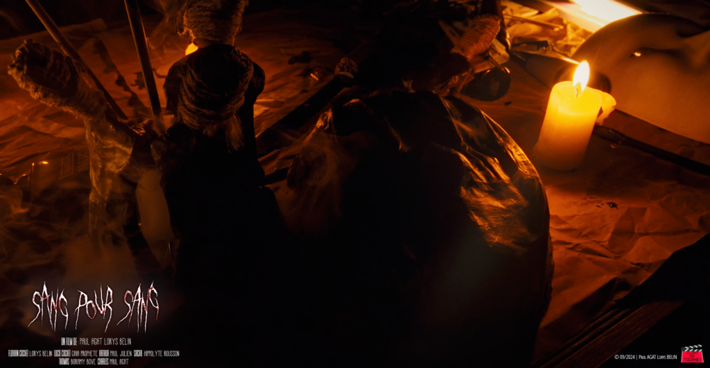 SANG POUR SANG, table de préparation (Stills du film)